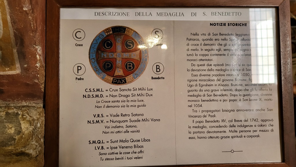 Beschreibung der Benediktusmedaille