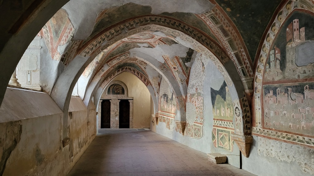 1465 wurden hinter diesen Mauern erstmals in Italien Bücher mit einer Druckerpresse hergestellt