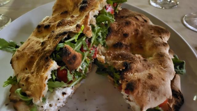 die Pizza war hervorragend
