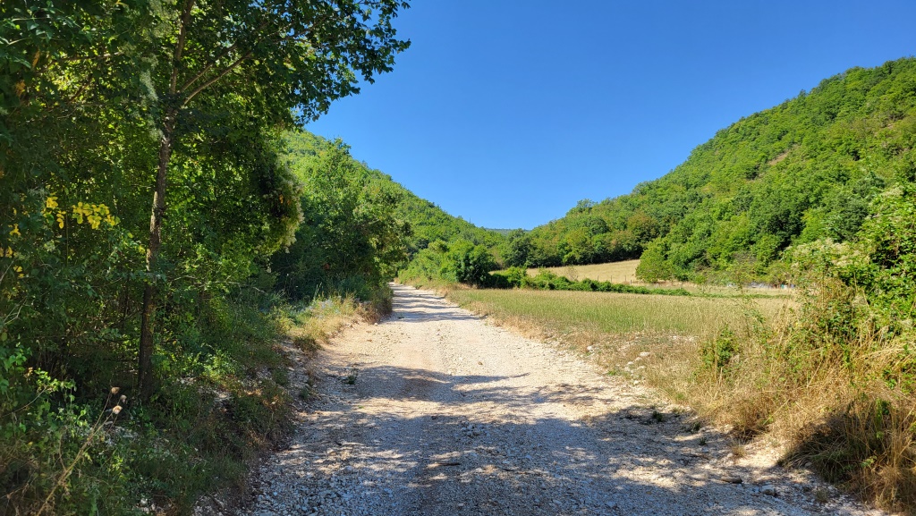 auf dem Weg Richtung Ocricchio