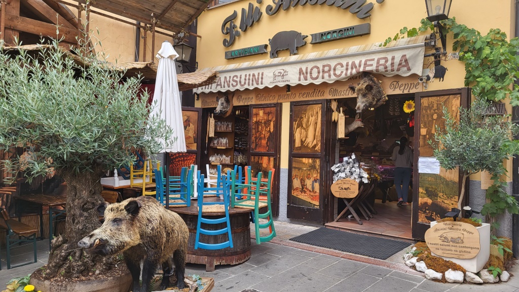 im Ristorante Mastro Peppe eine echte Norcineria...