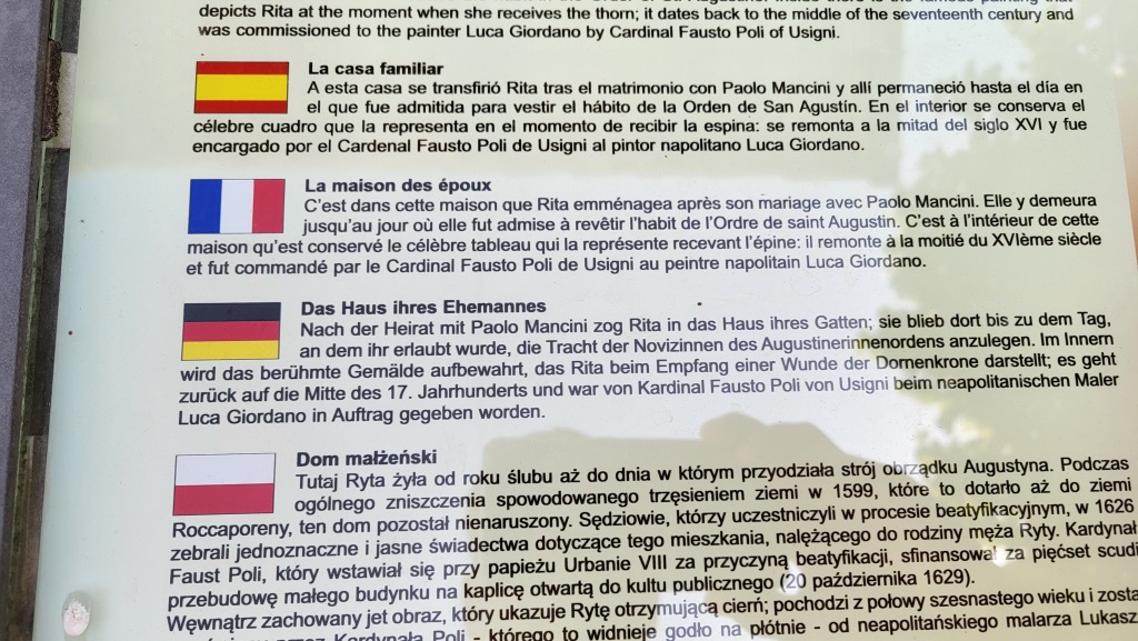 Infotafel zum Wohnhaus