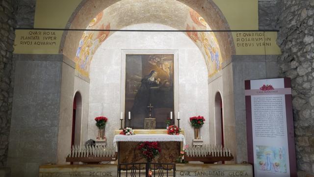 das Wohnhaus der hl. Rita enthält das berühmte Gemälde von Luca Giordano aus dem 17. Jahrhundert