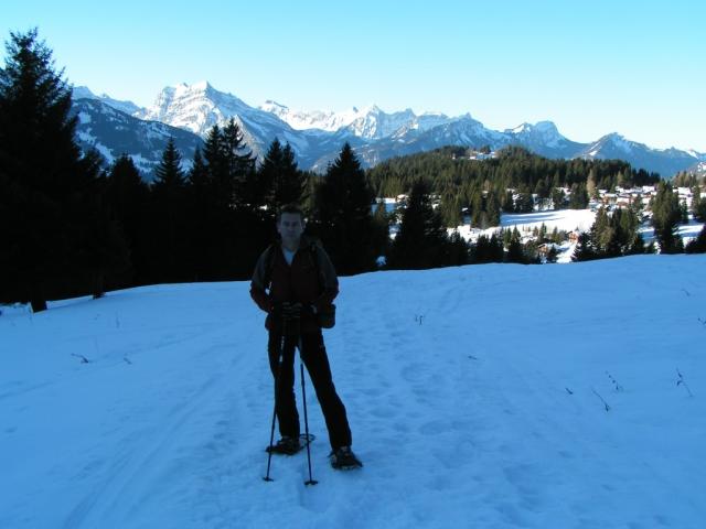 Franco, im Hintergrund Arvenbühl