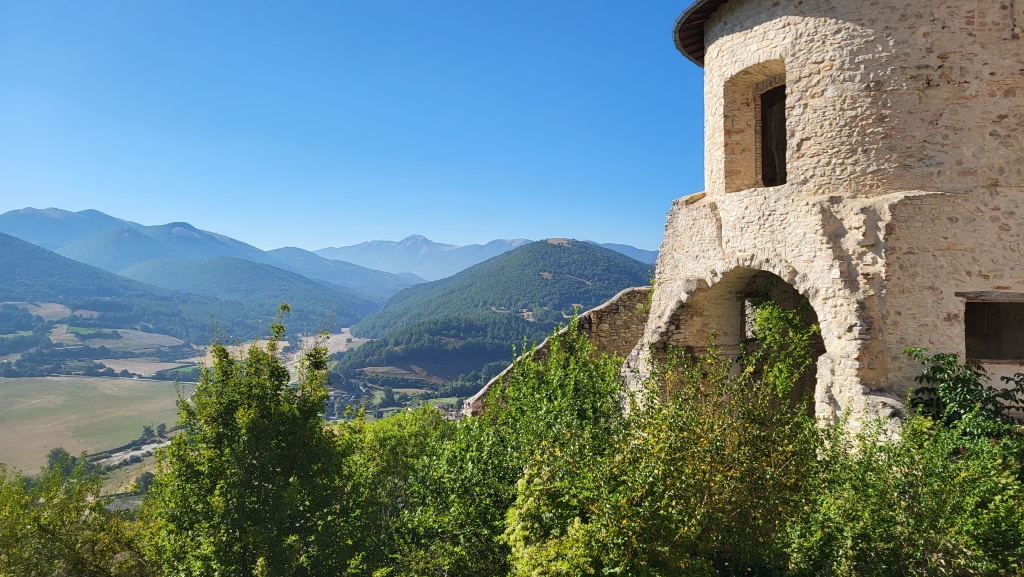 die Reste der Kirche zur hl. Katharina