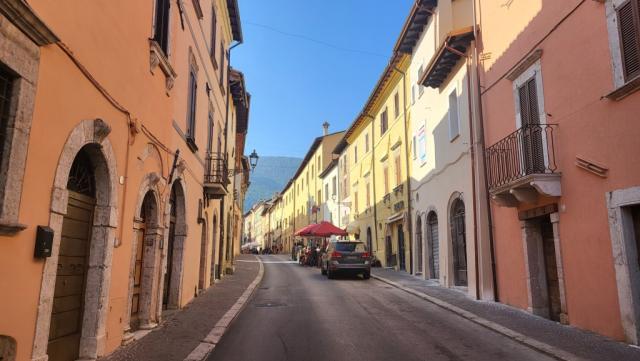über den Corso San Giuseppe laufen wir in die Altstadt von Leonessa hinein