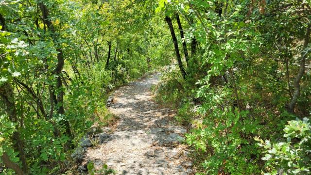...wandern wir abwärts Richtung Poggio Bustne