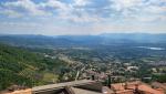 Blick Richtung Rieti. In dieser Richtung werden wir morgen weiterlaufen