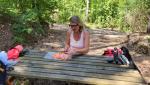 hier legen wir die Mittagspause ein