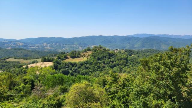 alles an der Hügelkette des Belmonte entlang, wandern wir nach der Pause weiter