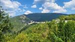 nach einem schönen Wandertag, erreichen wir Rocca Sinibalda...