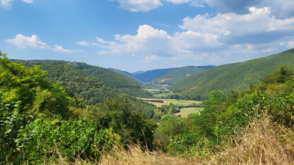 ...von wo wir eine traumhafte Aussicht auf das Turano Tal geniessen können