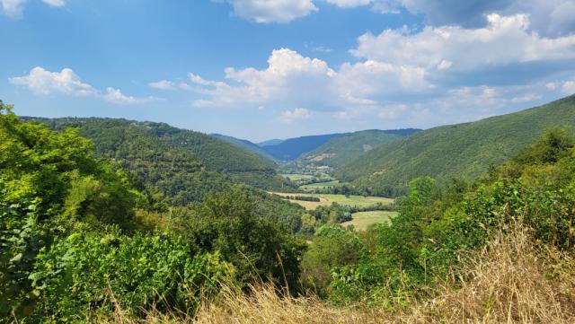 ...von wo wir eine traumhafte Aussicht auf das Turano Tal geniessen können
