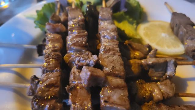 wir haben das Nachtessen sehr genossen