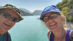Erinnerungsfoto beim Lago del Turano