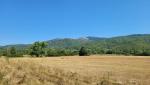 wir blicken zurück von wo wir gekommen sind. Pozzaglia Sabina ist gut erkennbar
