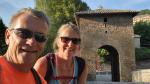 Erinnerungsfoto aufgenommen beim Wehrturm am Brückenaufgang