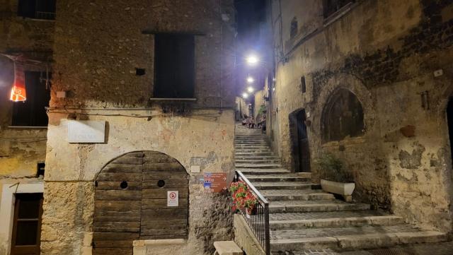die schöne Altstadt von Subiaco