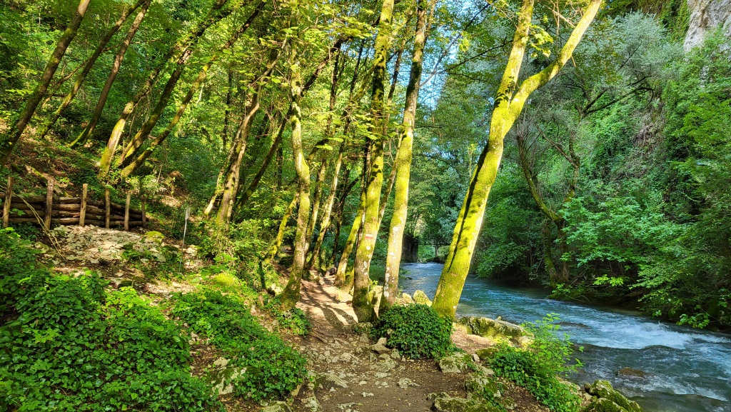 auf gleichem Weg wie wir gekommen sind, geht es wieder zurück