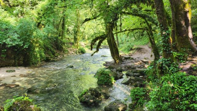 ...und folgen sie Flussauwärts. In diesem Gebiet ist alles archäologisches Gelände