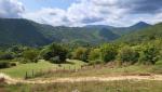 der Blick schweift über den Regionalpark Monti Simbruini