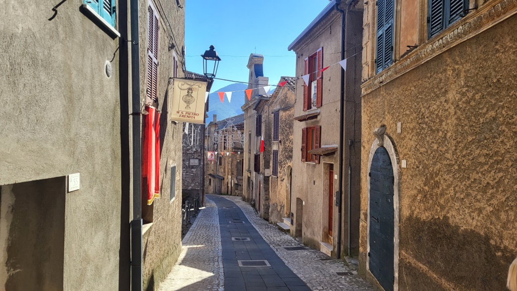 Trevi nel Lazio besitzt zwei Mauerkränze, der innere stammt noch aus vorrömischer Zeit