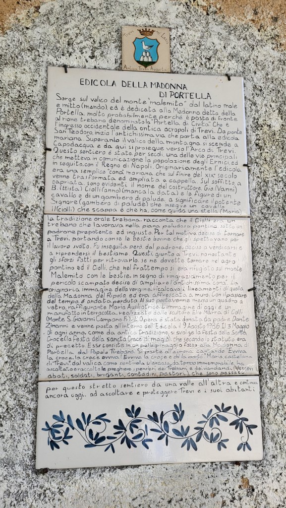es war Grenzstation zwischen dem Kirchenstaat und dem Bourbonenreich. Hier musste man Zoll zahlen