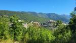 hier oben hat man ein letztes Mal eine wunderschöne Aussicht auf Trevi nel Lazio und die umliegenden Berge