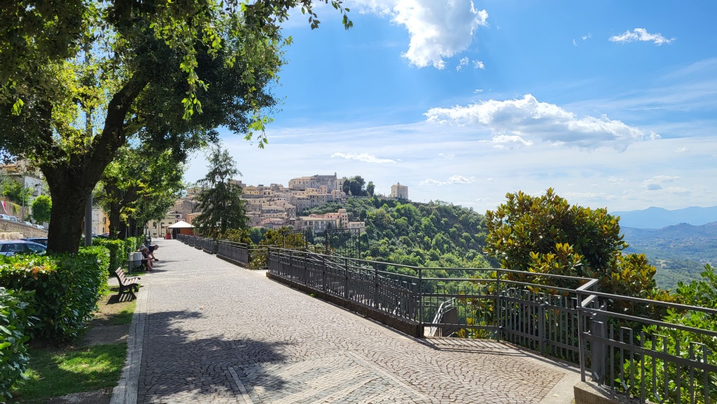 wir erreichen das Belvedere von Arpino