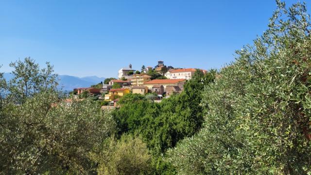 wir blicken zurück nach Piedimonte San Germano Alta