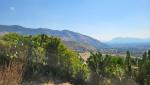 Montecassino verbirgt sich hinter der Bergkette, die sich vor uns erstreckt