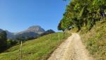 ...steigt der Wanderweg nun merklich aufwärts