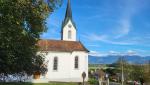 ...und gleichzeitig nach Lienz. Bei der Dorfkirche ist für heute fertig mit Wandern