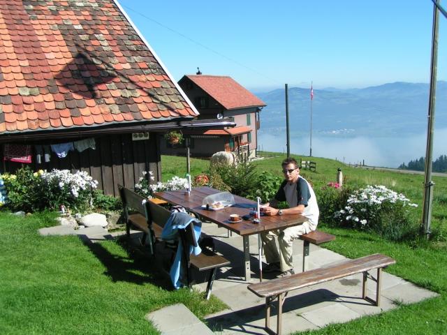 Franco bei der Diebishütte