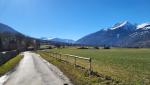 rechts von uns erhebt sich der Calanda. Dort oben standen wir auch schon