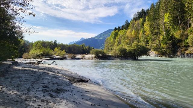 die Rheinschlucht und die Auengebiete sind als Landschaftsschutzgebiet im Bundesinventar...