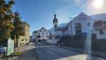 im Dorfzentrum von Ilanz starten wir die heutige Etappe