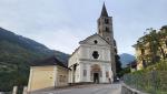 bei der Dorfkirche von Aquila endet die sehr schöne Etappe