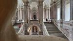die Treppe führt zu den 25 luxuriösen Zimmern in den königlichen Wohnungen