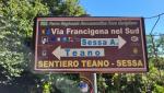 bis kurz vor Teano werden wir nun durch den Parco Regionale Roccamonfina Foce Garigliano wandern
