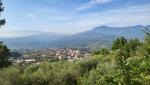 Blick auf Foglianise und die Ebene bei Benevento