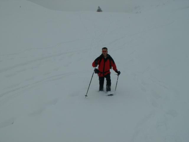 Franco im Tiefschnee