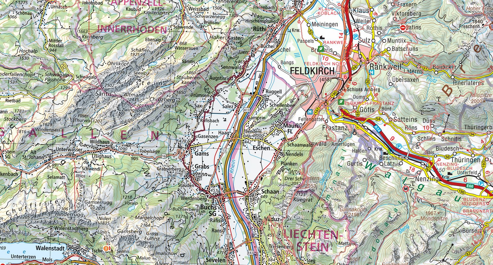 20 km - 230m Aufstieg - 240m Abstieg - max. Höhe 549 m.ü.M. - min. Höhe 440 m.ü.M. - 5 Std.