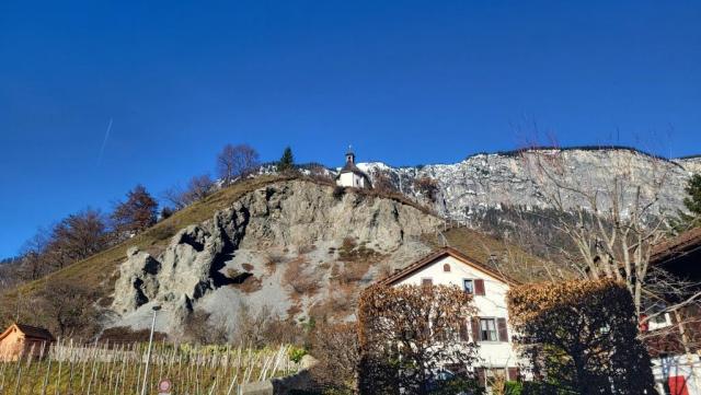 unser nächstes Ziel ist die Kapelle St. Antonius auf dem Tuma Casté