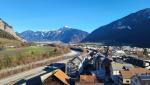 vom Vorplatz der Kirche hat man eine grandiose Aussicht Richtung Chur und zum Montalin