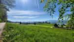 bei Brähen oberhalb von Männedorf reicht die Aussicht bis in die Urner- und Glarneralpen