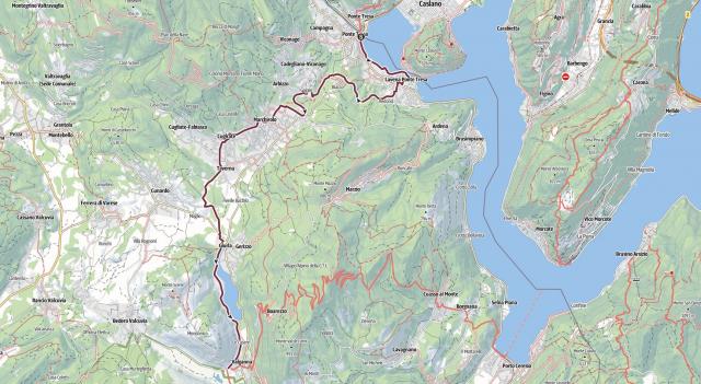 14 km - 290m Aufstieg - 100m Abstieg - max. Höhe 518 m.ü.M. - min. Höhe 271 m.ü.M. - 3 3/4 Std.