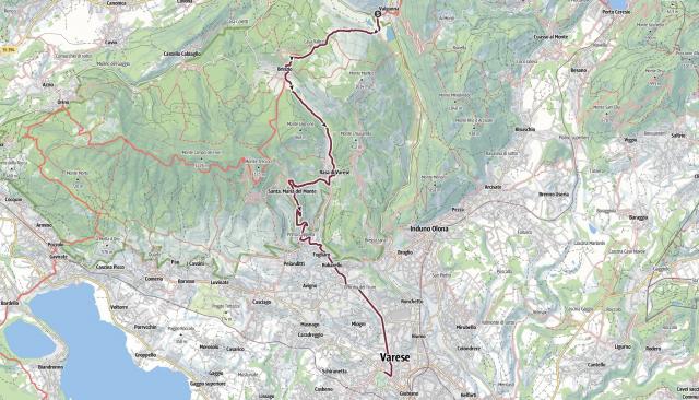 16 km - 580m Aufstieg - 670m Abstieg - max. Höhe 829 m.ü.M. - min. Höhe 378 m.ü.M. - 5 Std.