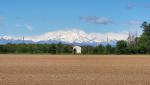 das Monte Rosa Massiv herangezoomt. War das für für ein Höhepunkt als wir vor der Monte Rosa Ostwand standen