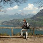 Mausi im Hintergrund die Mythen